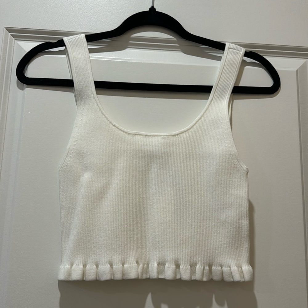 ARITZIA WILDRED ribbed sweater tank